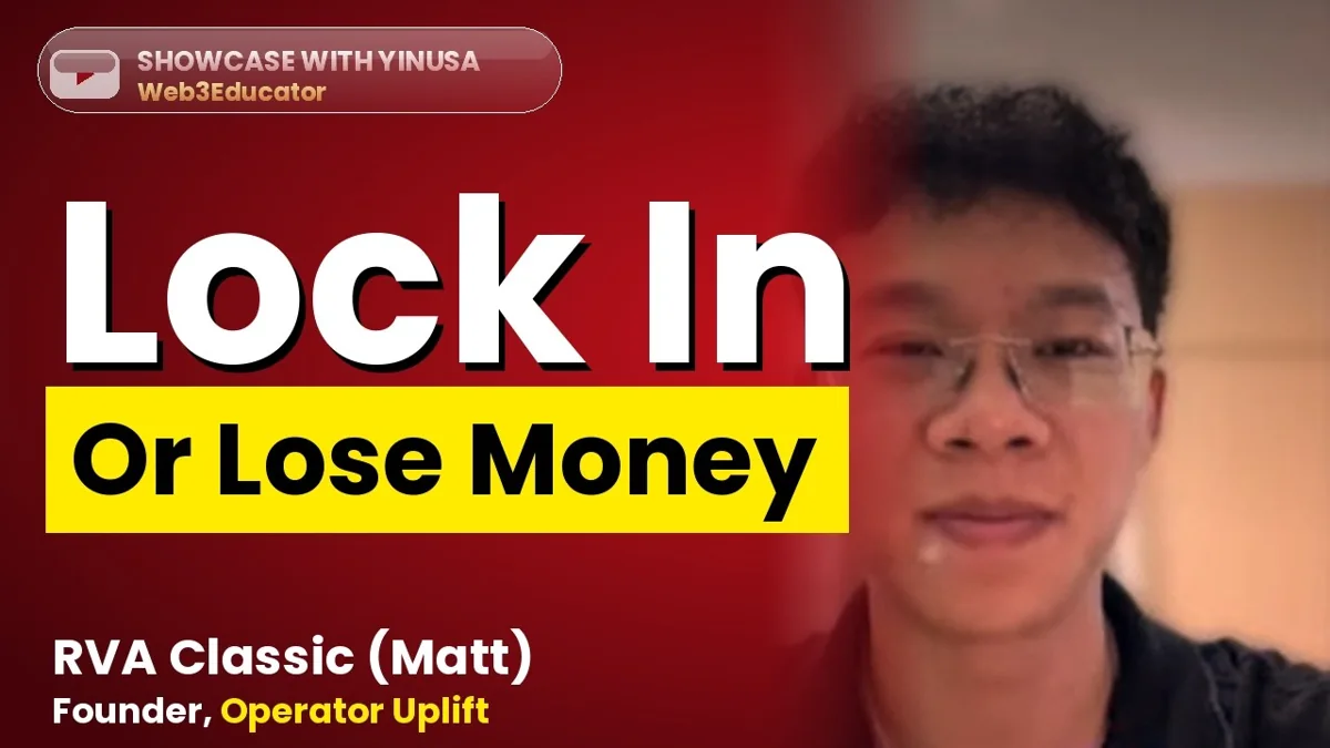 Operator Uplift showcase with Yinusa on Web3 Educator